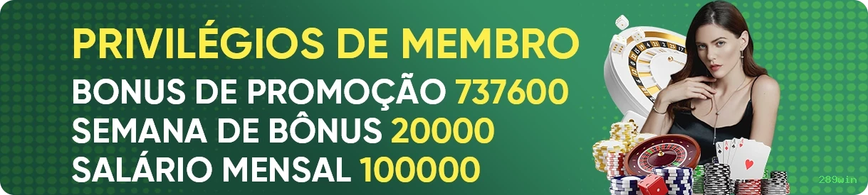 Métodos de pagamento aceitos na 289win